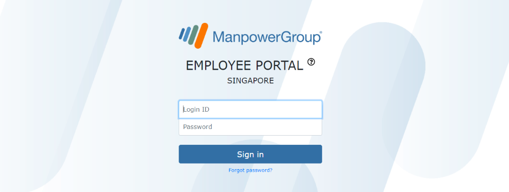 manpower portal login